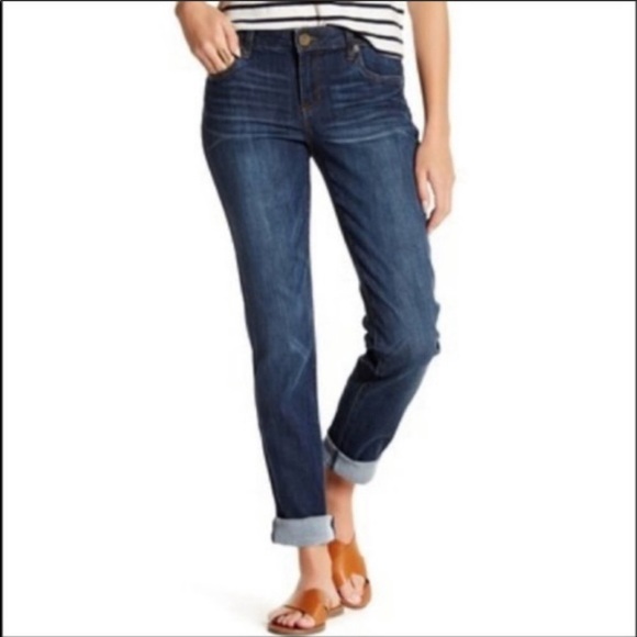 Kut from the Kloth Denim - 4 Kut Kloth Catherine Boyfriend dark jeans ankle